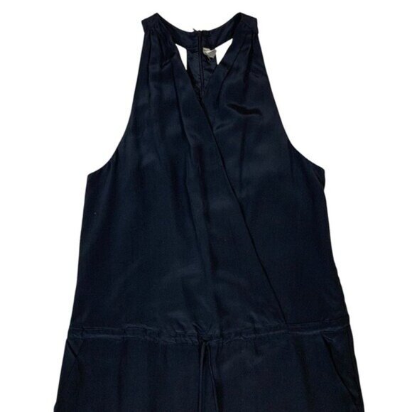 Rory Beca Black Silk Sleeveless Jumpsuit Womens Medium Halter - Picture 2 of 9